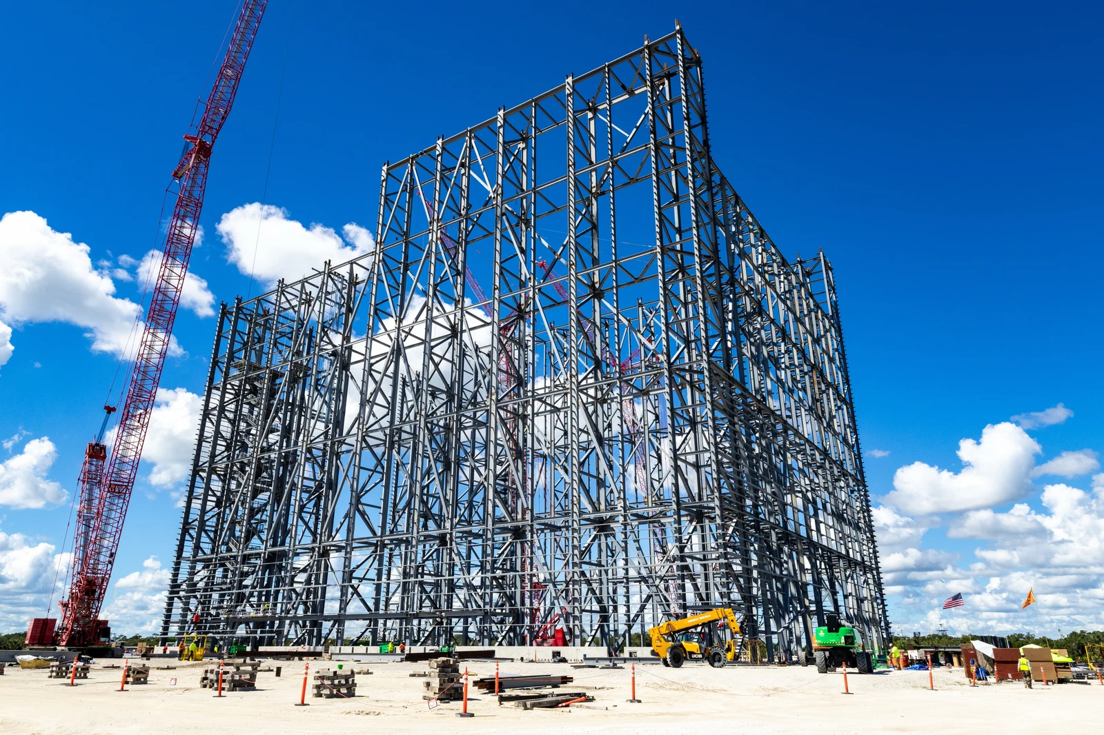 Construction at Blue Origin’s Florida launch facilities. Source: Blue Origin, 16 October infrastructure update.