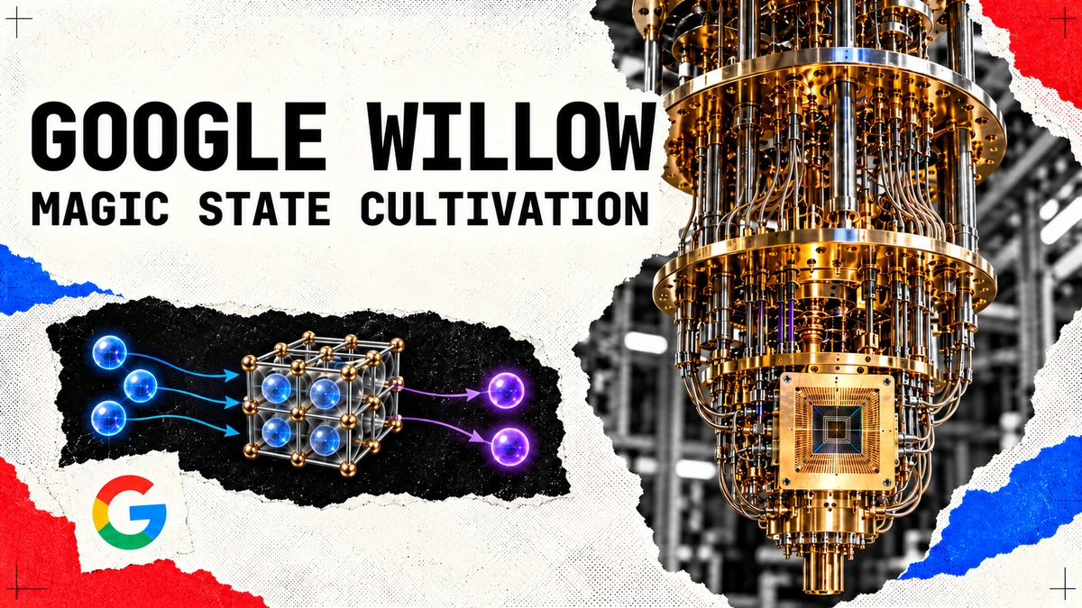 Google Willow produces 99.99% fidelity quantum magic states